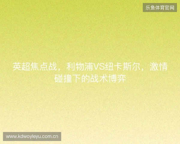 英超焦点战，利物浦VS纽卡斯尔，激情碰撞下的战术博弈